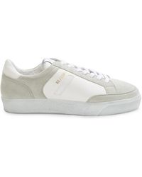RE/DONE Tone-on-tone Leather Skateboard Trainers - White