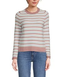 Design History - Striped Cotton Sweater - Lyst