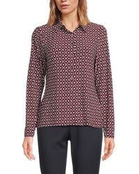 Tommy Hilfiger - Print Point Collar Shirt - Lyst