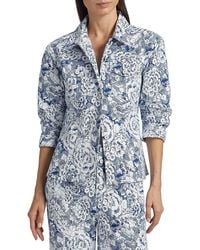 Cinq À Sept - Sketchbook Floral Scrunched Canyon Jacket - Lyst