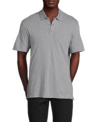 Vince - Solid Short Sleeve Polo - Lyst