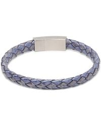 Tateossian - Rt Leather Single Wrap Bracelet - Lyst