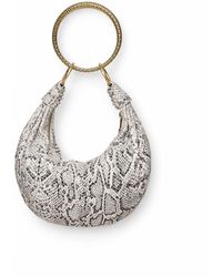 Walter Baker - Jane Mini Snake-Embossed Leather Hobo Bag - Lyst