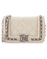 badgley mischka purse brown