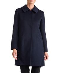 Sofiacashmere - Wool Blend Car Coat - Lyst