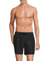 Karl Lagerfeld - Logo Drawstring Swim Shorts - Lyst