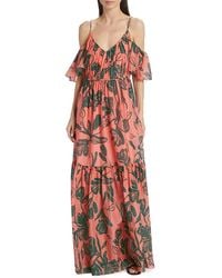 Tanya Taylor - Beverly Floral Silk Blend Maxi Dress - Lyst