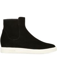 vince high top suede sneakers