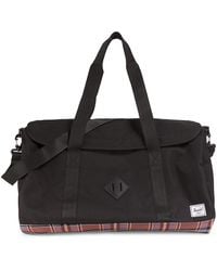 Herschel Supply Co. - Heritage Plaid-trim Duffle Bag - Lyst