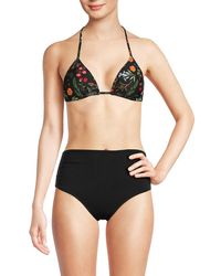 Hutch - Floral Triangle Bikini Top - Lyst