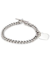 Effy ENY - Sterling Silver Heart Charm Link Bracelet - Lyst