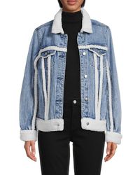 vigoss faux leather puffer jacket