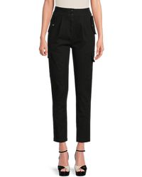 Lea & Viola - Slim Leg Cargo Ankle Pants - Lyst