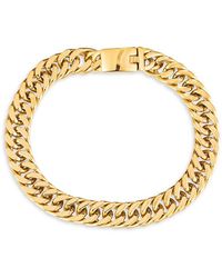 Eye Candy LA - Luxe Nina 18k Goldplated Chain Choker Necklace - Lyst