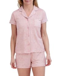 Tahari - 2-piece Jersey Top & Shorts Pajama Set - Lyst