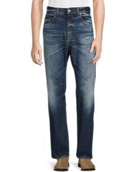 7 For All Mankind - Cooper Squiggle High Rise Straight Leg Jeans - Lyst