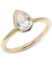 Saks Fifth Avenue - 14K & 1 Tcw Lab Grown Diamond Ring - Lyst
