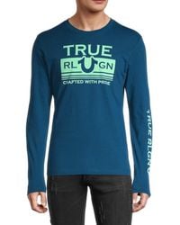 true religion blue shirts