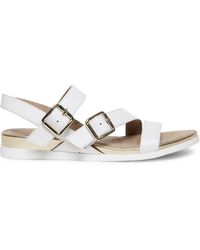 anne klein sandals white