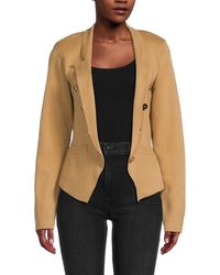 Central Park West - Everly Double Breasted Blazer - Lyst