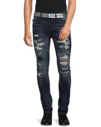 Cult Of Individuality - Punk Super Skinny Ripped Jeans - Lyst
