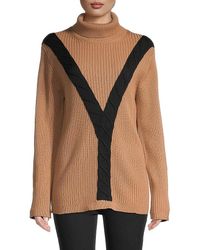 Victor Glemaud Turtleneck Wool Sweater - Natural