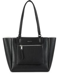 Calvin Klein - Gala Faux Leather Tote - Lyst