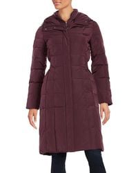 Cole Haan - Hooded Puffer Coat - Lyst