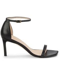 Stuart Weitzman - Amelina Leather Ankle-strap Sandals - Lyst