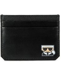 Karl Lagerfeld - Karl Graphic Leather Card Case - Lyst