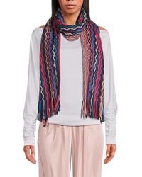 Missoni - Chevron Wool Blend Scarf - Lyst