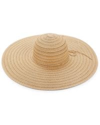 San Diego Hat - Bow Trim Woven Sun Hat - Lyst