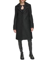 Andrew Marc - Regine Pressed Bouclé Wool Coat - Lyst