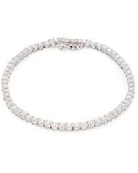 Saks Fifth Avenue - Radiant Value 14k White Gold & 3 Tcw Lab Grown Diamond Tennis Bracelet - Lyst