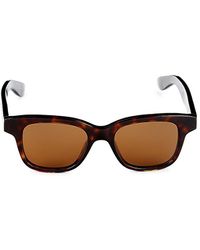 Alexander McQueen - 48mm Rectangle Sunglasses - Lyst