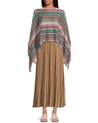 Missoni - Chevron Knit Poncho - Lyst