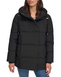 Tommy Hilfiger - Quilted Hooded Puffer Jacket - Lyst