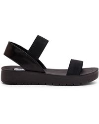 steve madden bow slides black