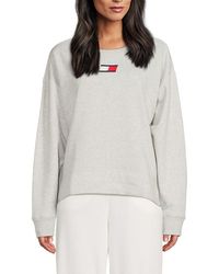 Tommy Hilfiger - Drop Shoulder Oversized Sweatshirt - Lyst