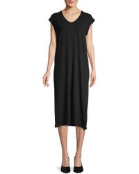 pure navy linen dress