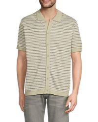 Buffalo David Bitton - Wrenley Textured Logo Shirt - Lyst