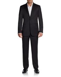 Saks Fifth Avenue Classic-fit Wool Two-button Tuxedo - Black