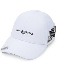 Karl Lagerfeld - Logo Baseball Cap - Lyst