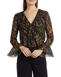 Rails - Nicoletta Ruffle-Sleeve Top - Lyst