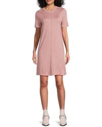 AREA STARS - Nyra Knit T-Shirt Dress - Lyst