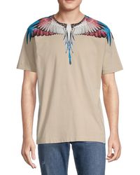 Marcelo Burlon Wings T-shirt - Natural