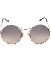 Chloé - 58mm Round Sunglasses - Lyst