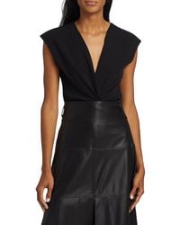 Tanya Taylor - Alyssa Scuba Twisted Top - Lyst