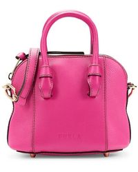 Furla - Leather Mini Top Handle Bag - Lyst