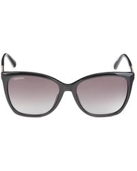 Swarovski - 55mm Faux Crystal Cat Eye Sunglasses - Lyst